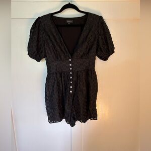 Majorelle Walsh Romper in black